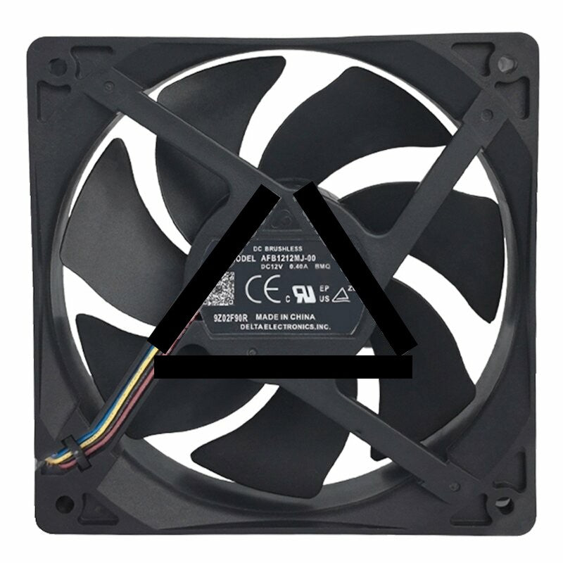Delta AFB1212MJ-00 DC 12V 0.40A 12025 PWM Axial Cooling Fan