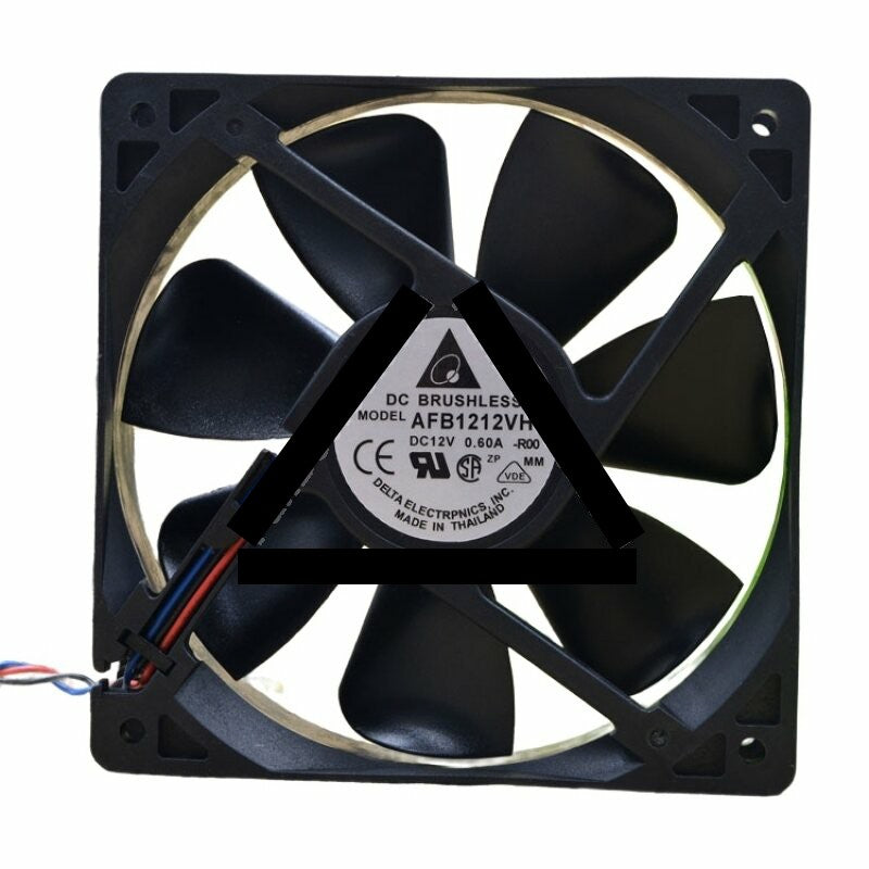 Delta AFB1212VH DC 12V 0.60A 2 Wires / 3 Wires / 4 Wires Axial Cooling Fan