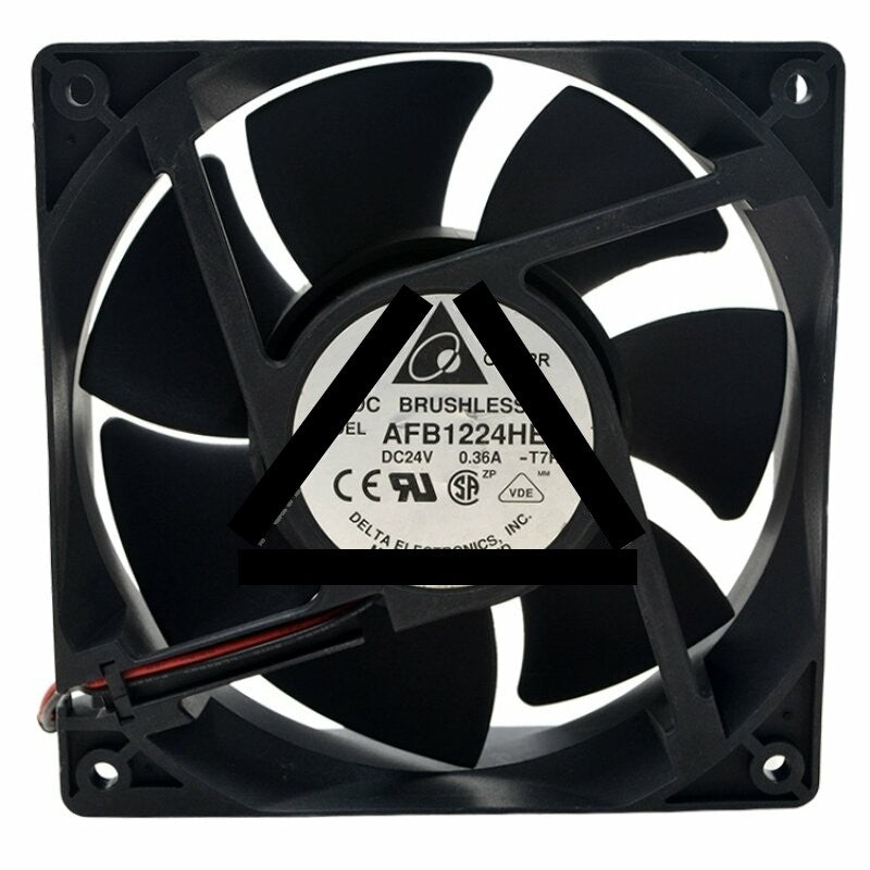 Delta AFB1224HE DC 24V 0.36A 2 Wires / 3 Wires / 4 Wires Axial Cooling Fan
