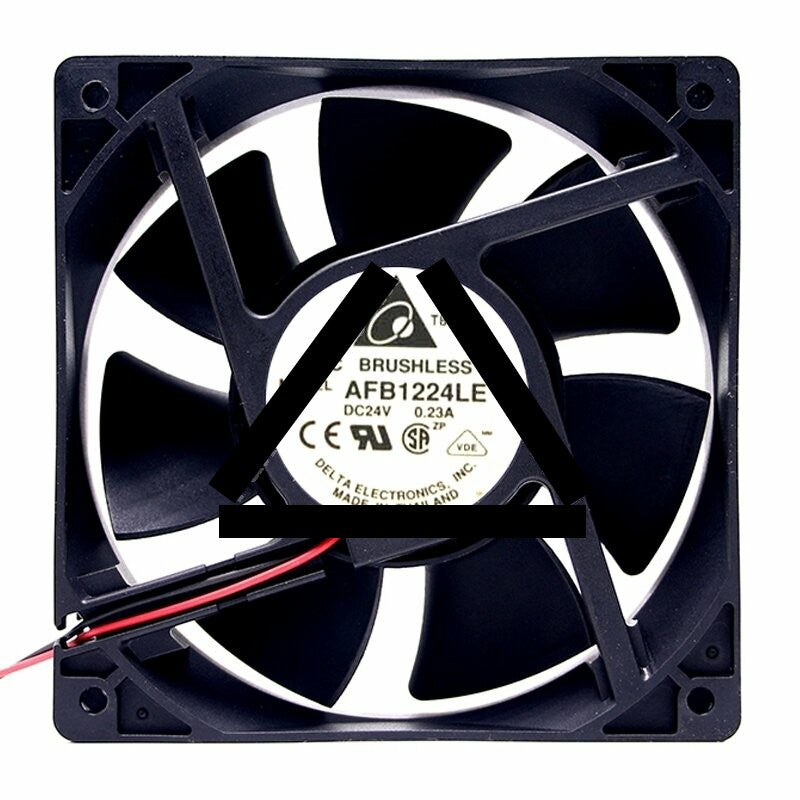 Delta AFB1224LE DC 24V 0.23A 2 Wires / 3 Wires Axial Cooling Fan