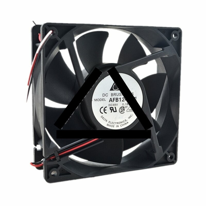 Delta AFB1248HE DC 48V 0.18A 2 Wires / 3 Wires Axial Cooling Fan