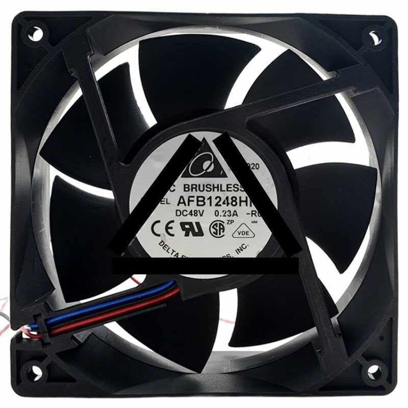 Delta AFB1248HHE DC 48V 0.23A 3 Wires Brushless Axial Cooling Fan