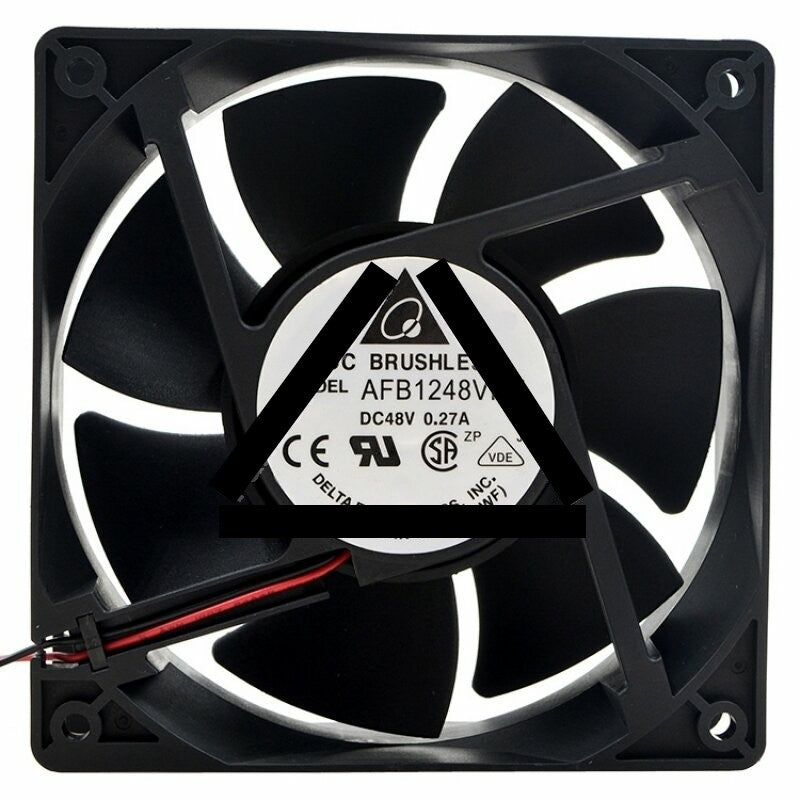 Delta AFB1248VHE DC 48V 0.27A 2 Wires / 3 Wires Axial Cooling Fan
