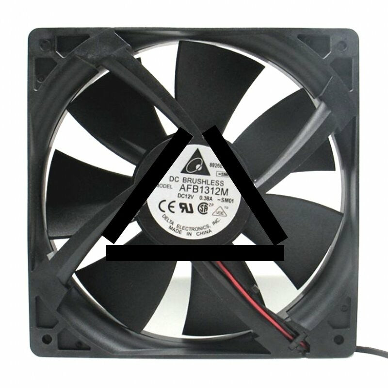 Delta AFB1312M DC 12V 0.38A 2 Wires / 3 Wires Axial Cooling Fan