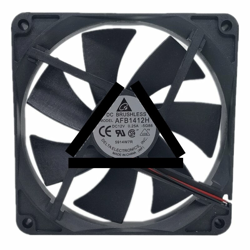 Delta AFB1412H DC 12V 0.25A 14025 Axial Brushless Cooling Fan