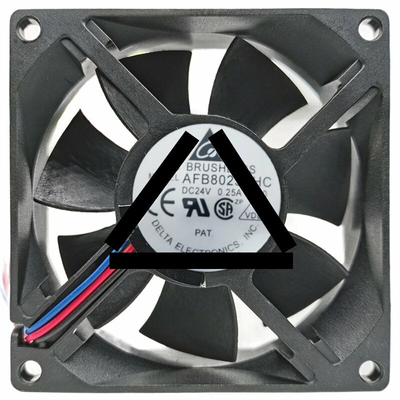 Delta AFB8025VHC 24V 0.25A 3 Wires Axial Cooling Fan