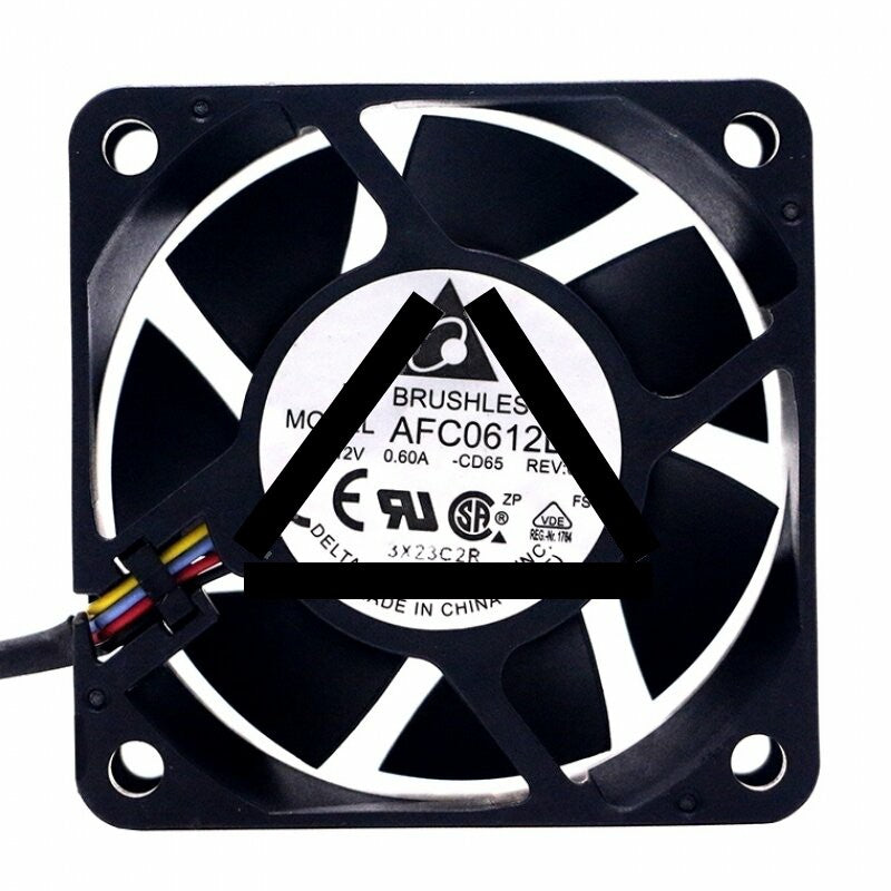 Delta AFC0612D DC 12V 0.60A 2 Wires / 3 Wires / 4 Wires Axial Cooling Fan