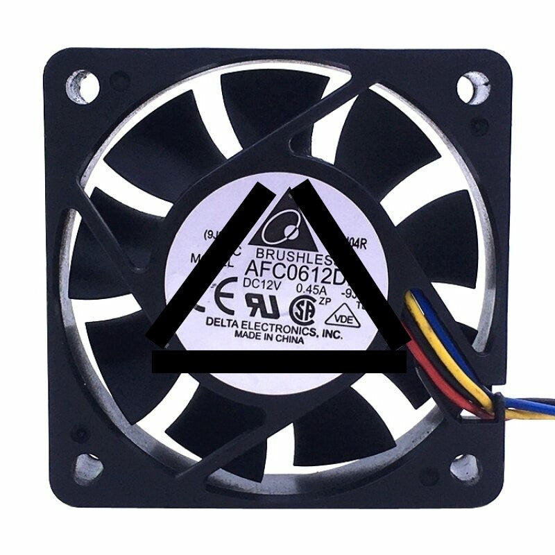 Delta AFC0612DB DC 12V 0.45A 2 Wires / 3 Wires / 4 Wires Axial Cooling Fan