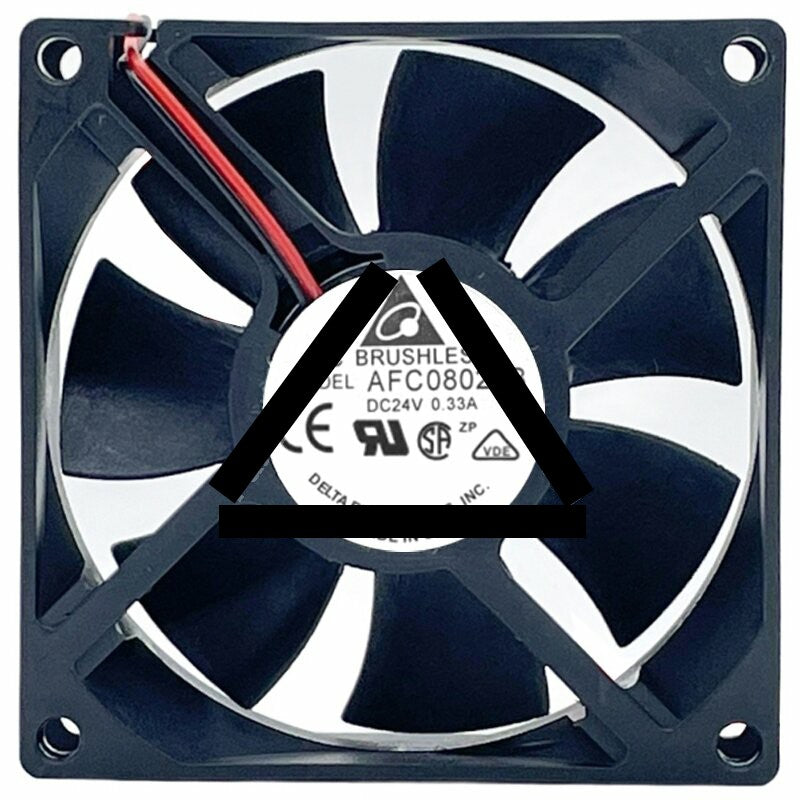 Delta AFC08024B 24V 0.33A 2 Wires Axial Cooling Fan