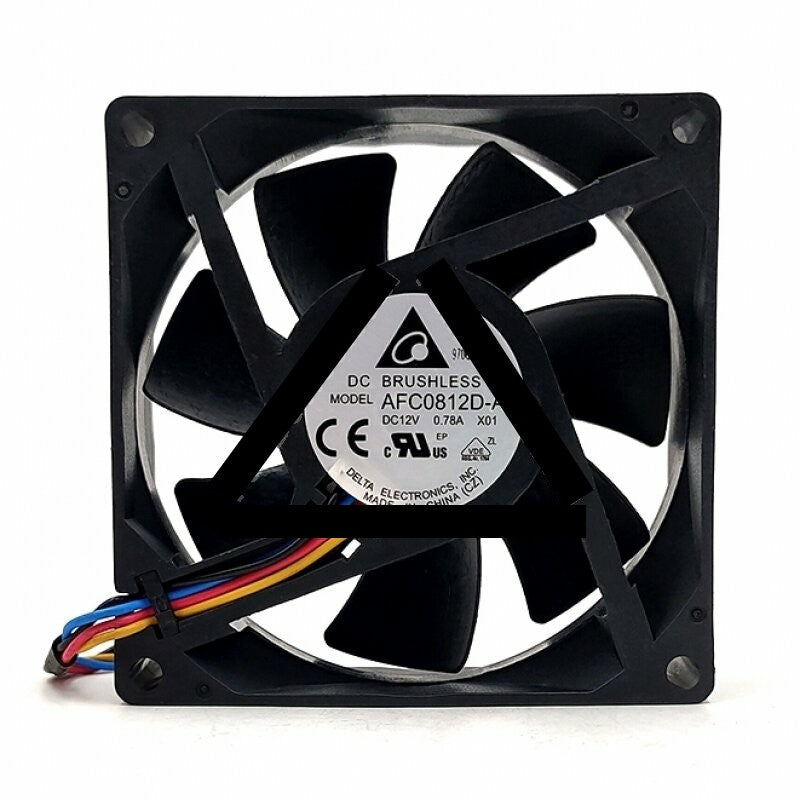Delta AFC0812D DC 12V 0.78A 2 Wires / 3 Wires / 4 Wires Axial Cooling Fan