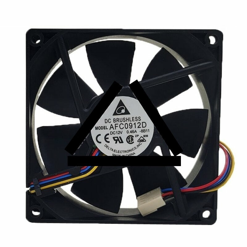 Delta AFC0912D DC 12V 0.46A 2 Wires / 3 Wires / 4 Wires Axial Cooling Fan