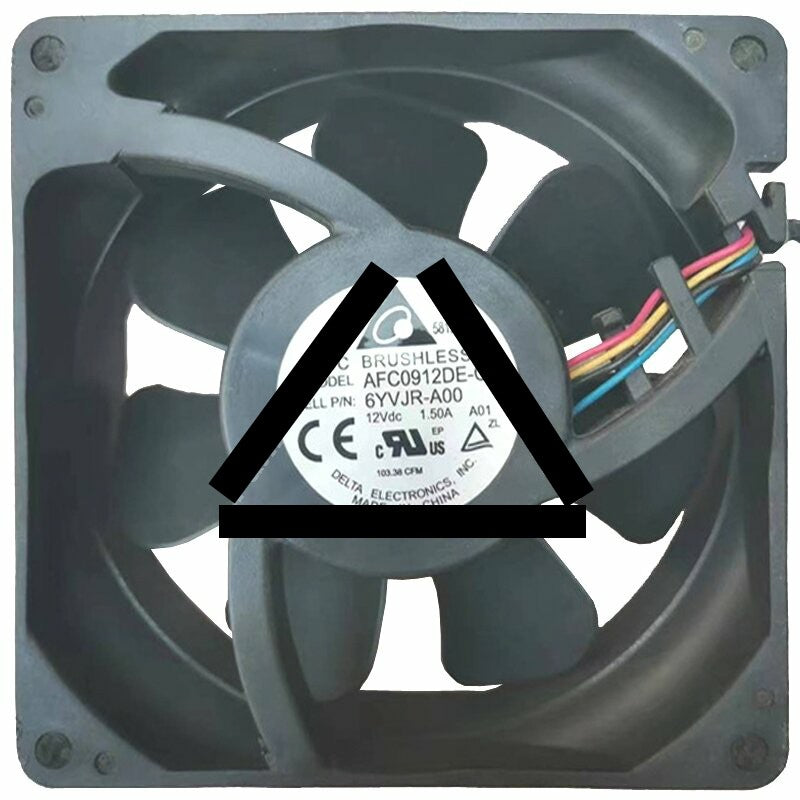 Delta AFC0912DE-C 12V 1.50A 4 Wires Axial Cooling Fan