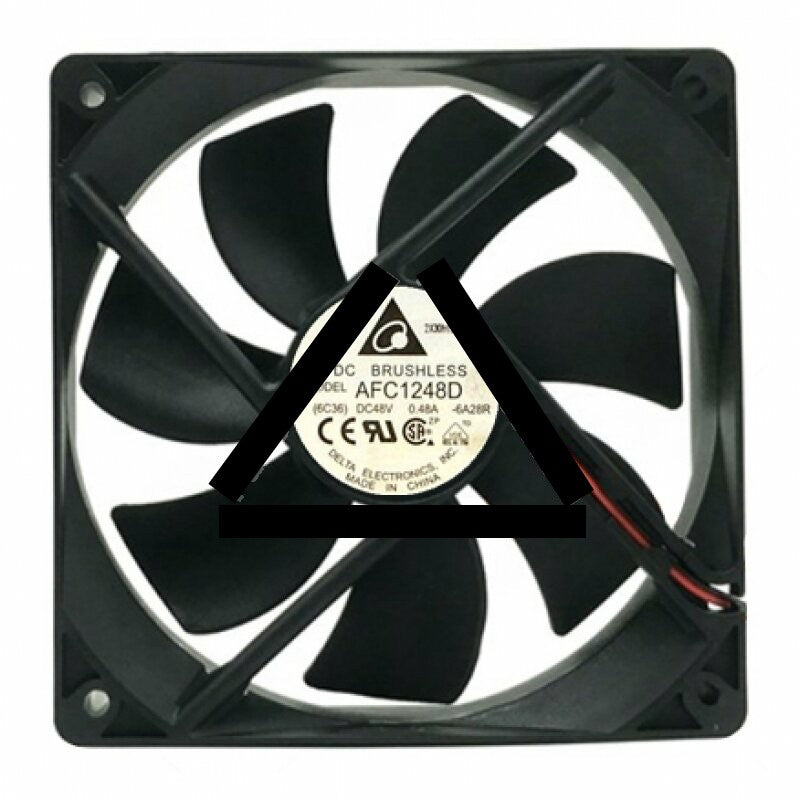 Delta AFC1248D DC 48V 0.48A 2 Wires / 3 Wires / 4 Wires Axial Cooling Fan