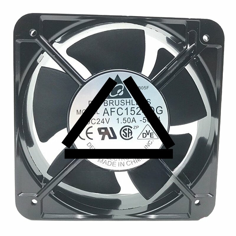 Delta AFC1524DG DC 24V 1.50A 2 Wires Axial Cooling Fan