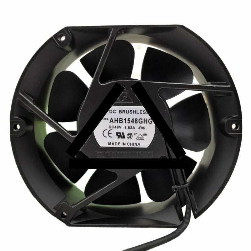 Delta AHB1548GHG-F06 DC 48V 1.82A 2 Wires / 3 Wires / 4 Wires Axial Cooling Fan