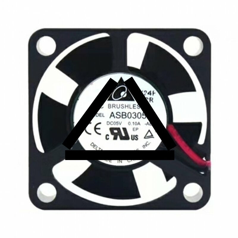Delta ASB0305LA DC 5V 0.1A 2 Wires / 3 Wires / 4 Wires Axial Cooling Fan