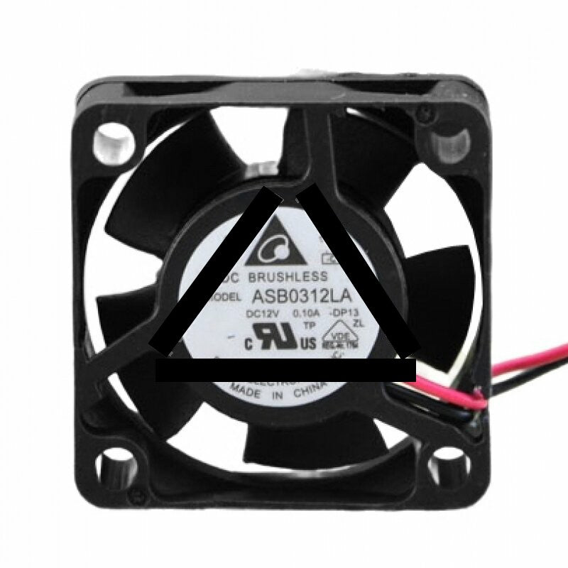 Delta ASB0312HA DC 12V 0.12A 2 Wires / 3 Wires Axial Cooling Fan