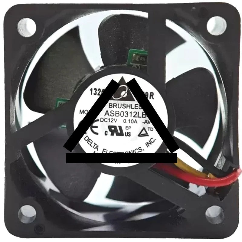 Delta ASB0312LB-AV10 12V 0.10A DC Brushless 3 Wires Axial Cooling Fan