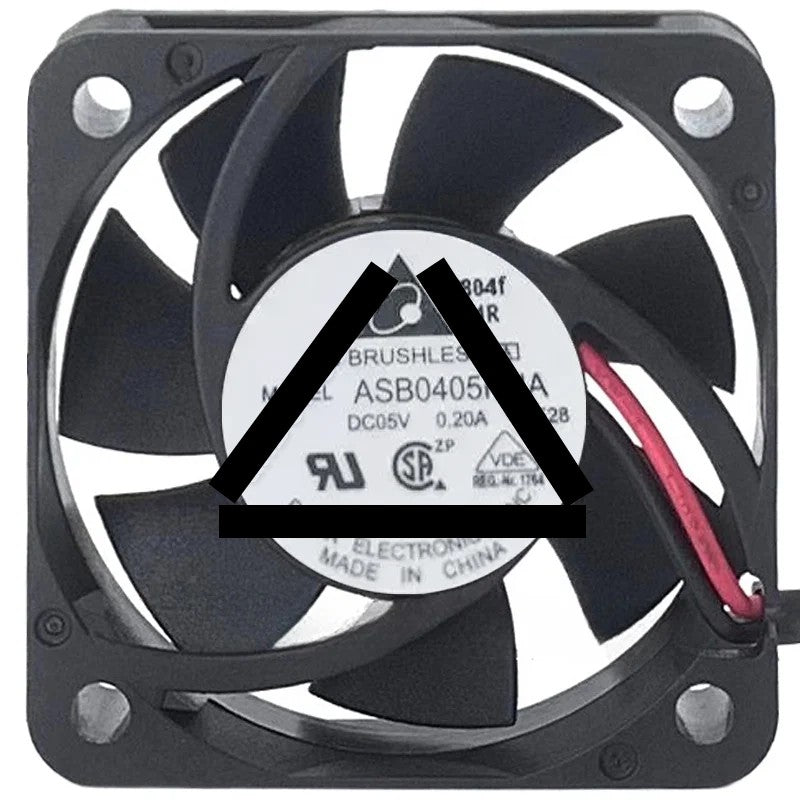 Delta ASB0405HHA 5V 0.20A DC Brushless 2 Wires Axial Cooling Fan