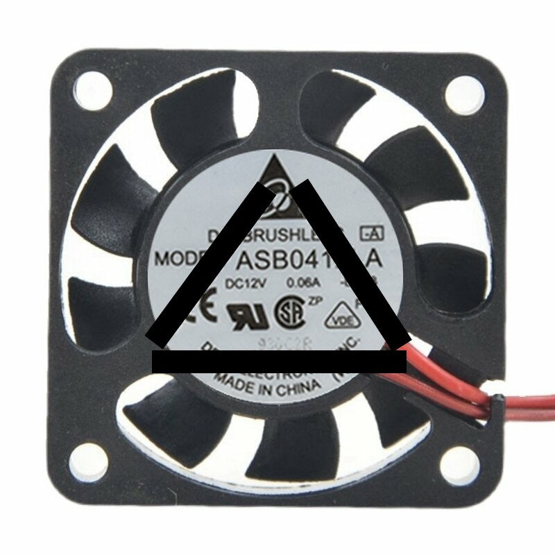 Delta ASB0412LA DC 12V 0.06A 2 Wires / 3 Wires / 4 Wires Axial Cooling Fan