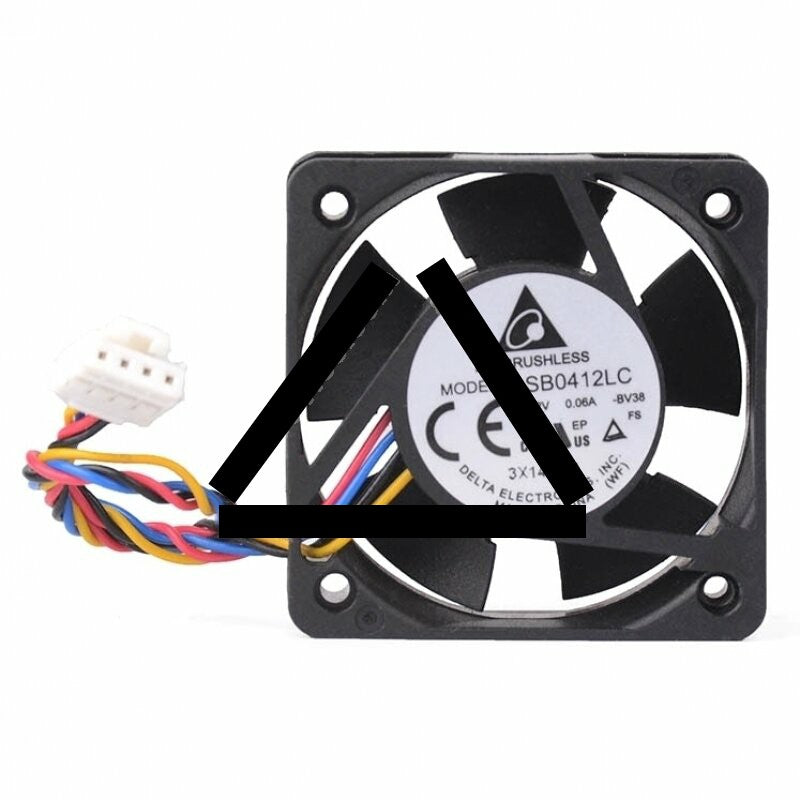 Delta ASB0412LC DC 12V 0.06A 2 Wires / 3 Wires / 4 Wires Axial Cooling Fan