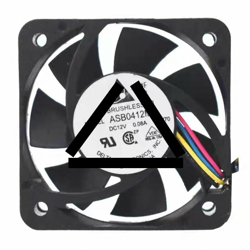 Delta ASB0412MA DC 12V 0.08A 2 Wires / 3 Wires / 4 Wires Axial Cooling Fan