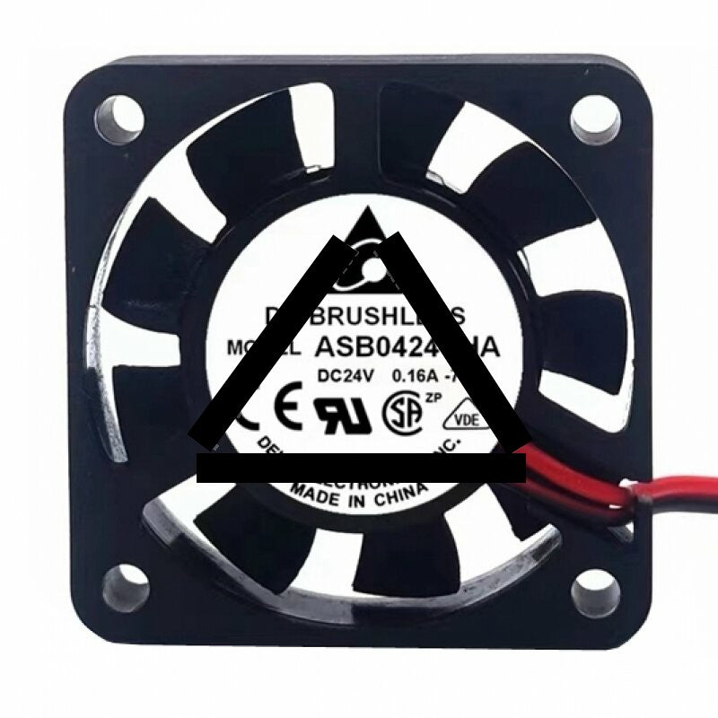 Delta ASB0424VHA DC 24V 0.16A 2 Wires / 3 Wires / 4 Wires Axial Cooling Fan