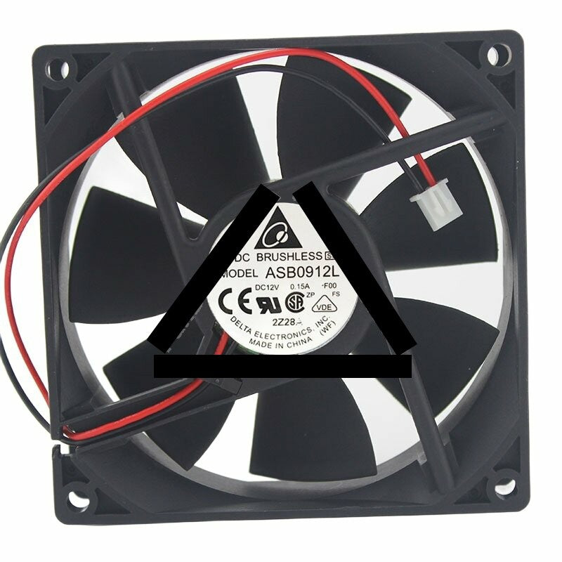 Delta ASB0912L DC 12V 0.15A 9225 Axial Brushless Cooling Fan