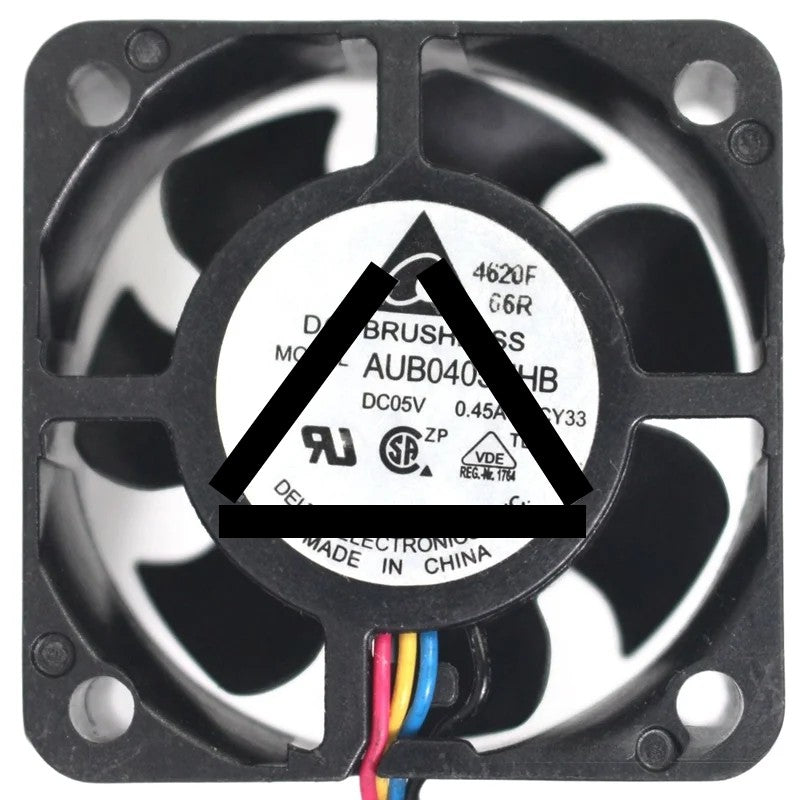 Delta AUB0405HHB 5V 0.45A 4 Wires Axial Cooling Fan