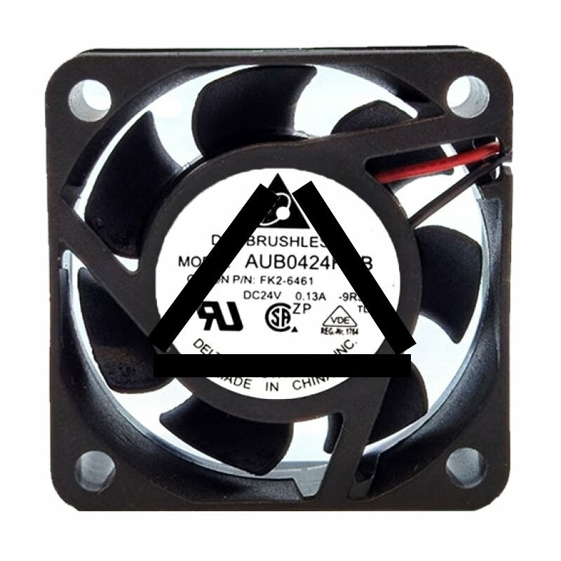 Delta AUB0424HHB DC 24V 0.13A 2 Wires / 3 Wires Axial Cooling Fan