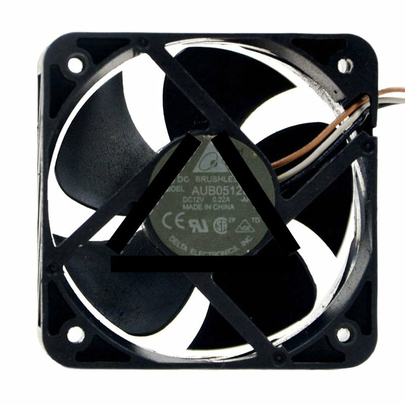 Delta AUB0512H DC 12V 0.22A 5025 Axial Brushless Cooling Fan