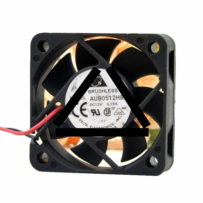 Delta AUB0512HB DC 12V 0.15A 2 Wires / 3 Wires Axial Cooling Fan