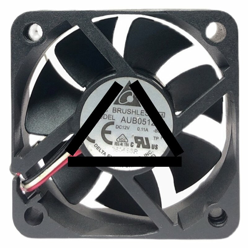 Delta AUB0512LB DC 12V 0.11A 5015 Axial Brushless Cooling Fan
