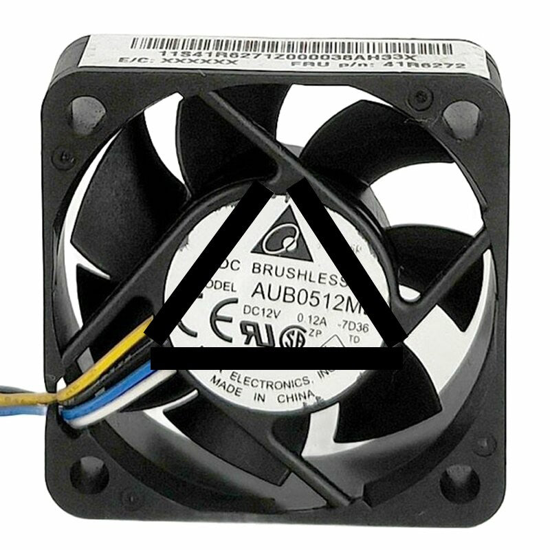 Delta AUB0512MB DC 12V 0.12A 5015 Axial Cooling Fan