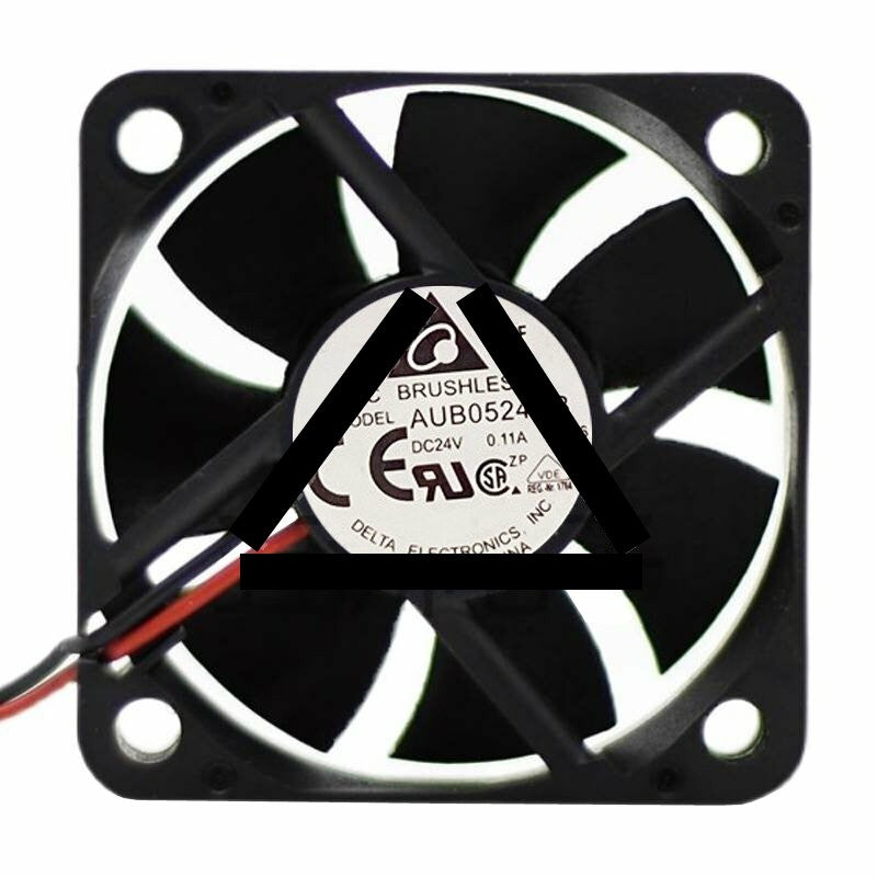 Delta AUB0524HB DC 24V 0.11A 2 Wires / 3 Wires / 4 Wires Axial Cooling Fan