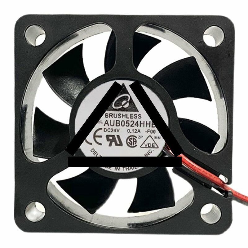 Delta AUB0524HHB DC 24V 0.12A 5015 Axial Brushless Cooling Fan