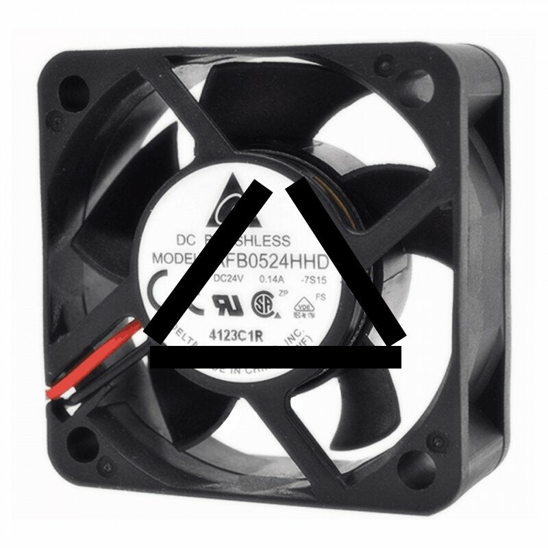 Delta AUB0524HHD DC 24V 0.14A 2 Wires / 3 Wires Axial Cooling Fan
