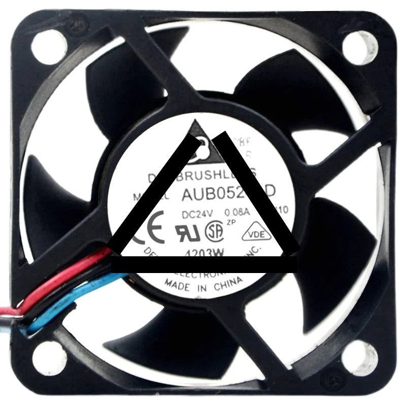 Delta AUB0524LD 24V 0.08A 3 Wires Axial Cooling Fan