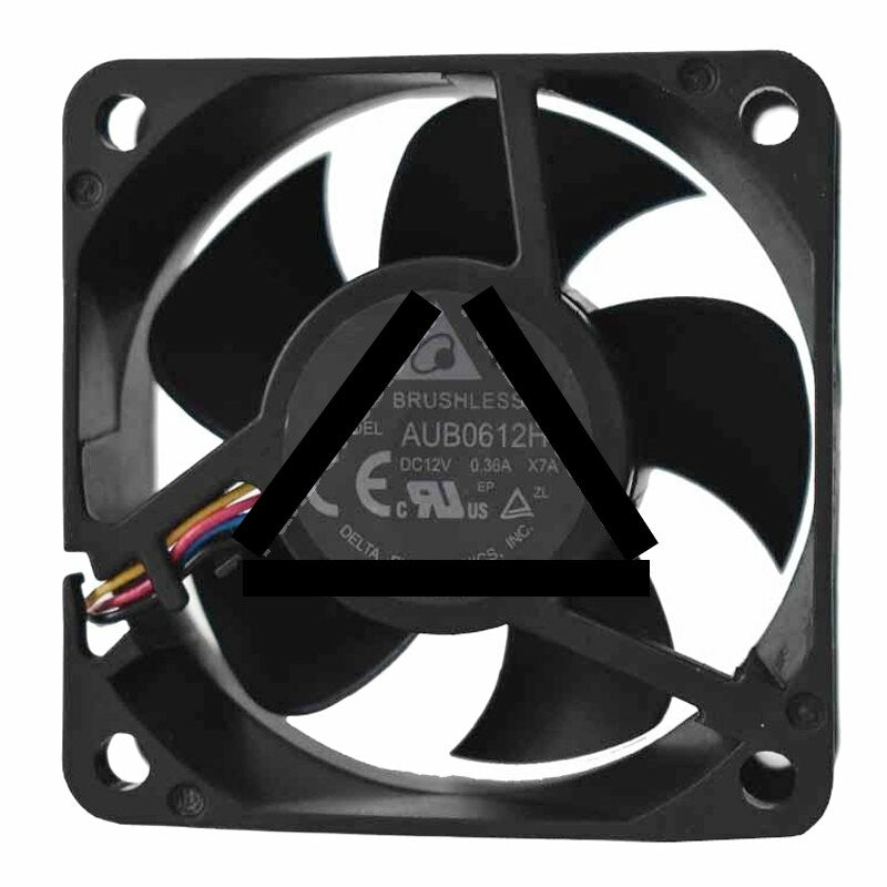Delta AUB0612H-C DC 12V 0.36A 6015 Axial Brushless Cooling Fan
