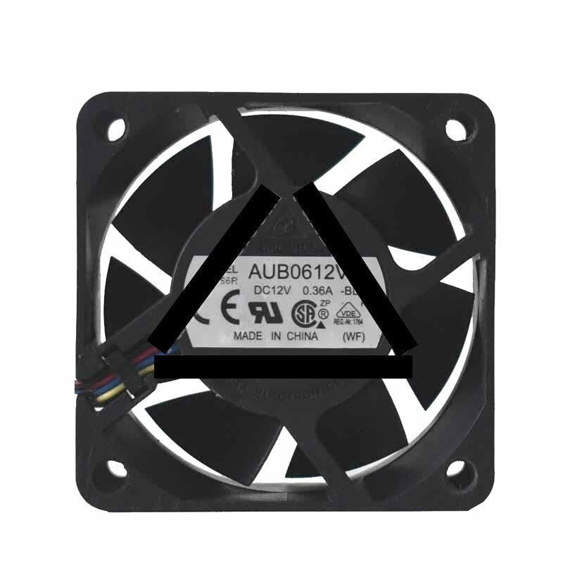 Delta AUB0612VH DC 12V 0.36A 2 Wires / 3 Wires / 4 Wires Axial Cooling Fan