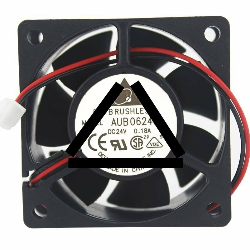 Delta AUB0624H DC 24V 0.18A 2 Wires / 3 Wires / 4 Wires Axial Cooling Fan