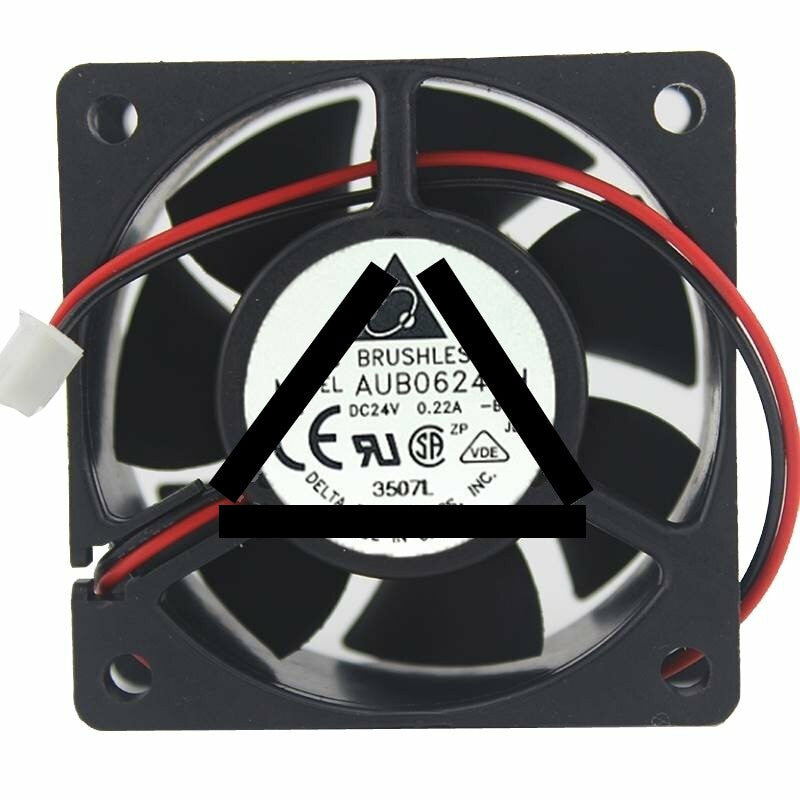 Delta AUB0624HH DC 24V 0.22A 2 Wires / 3 Wires Axial Cooling Fan