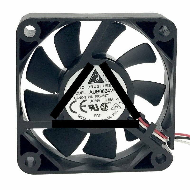 Delta AUB0624VHB DC 24V 0.15A 2 Wires / 3 Wires Axial Cooling Fan