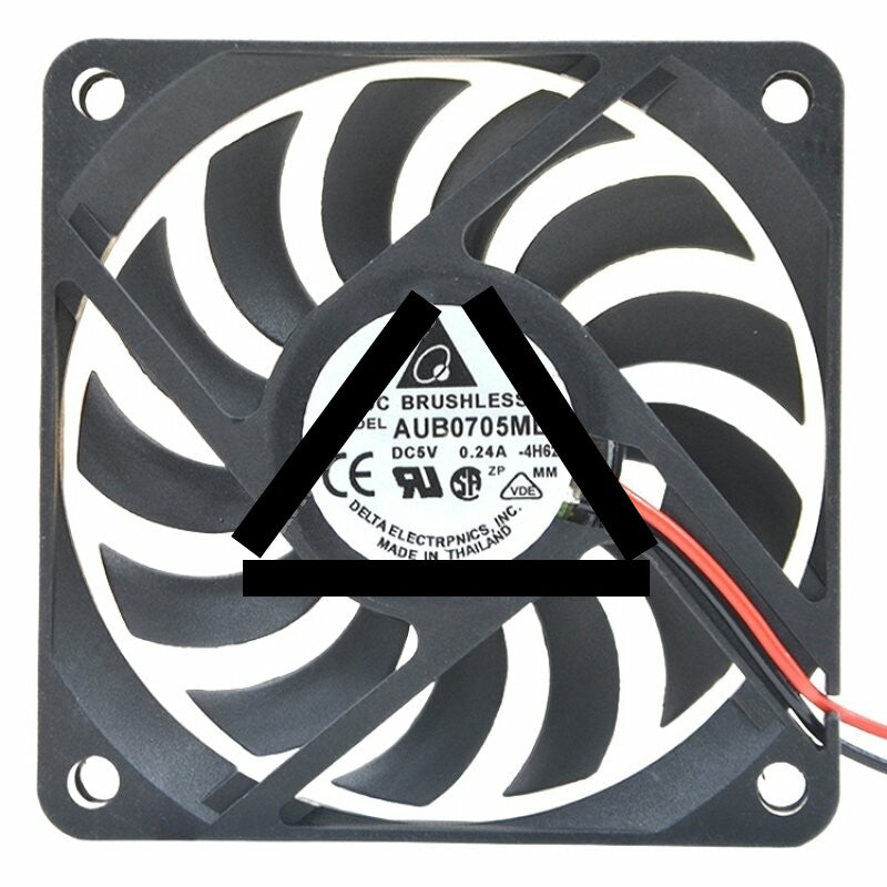 Delta AUB0705MB DC 5V 0.24A 7010 Brushless Axial Cooling Fan