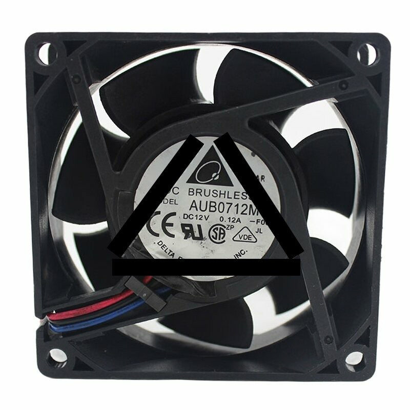 Delta AUB0712M DC 12V 0.12A 7025 Axial Brushless Cooling Fan