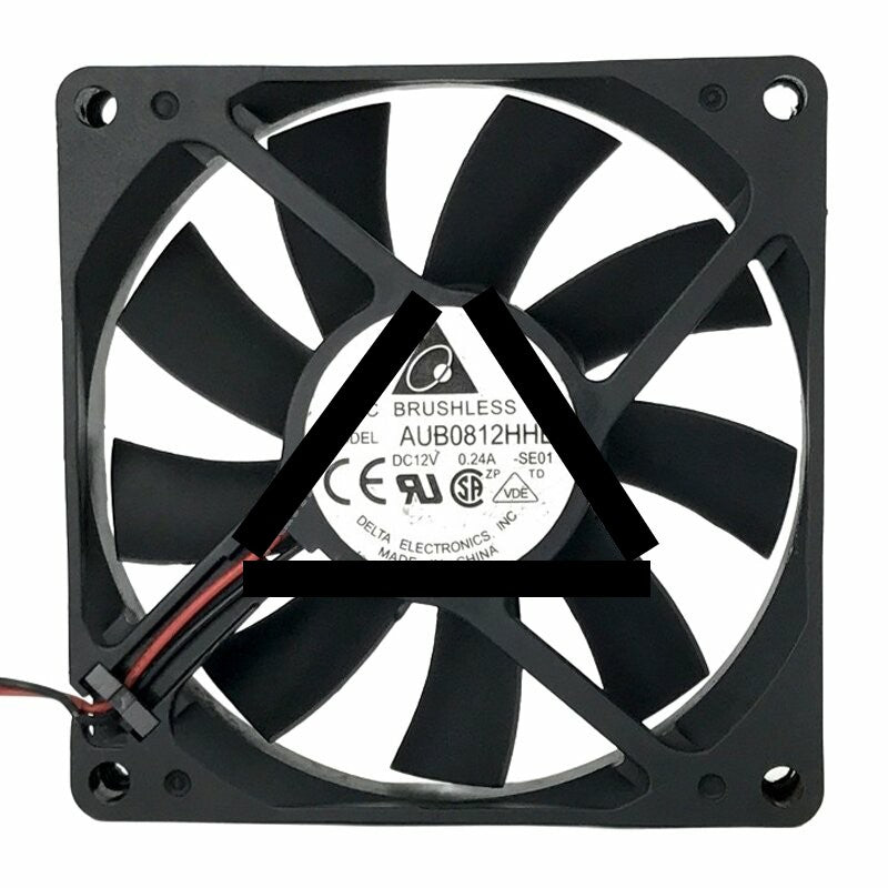 Delta AUB0812HHB DC 12V 0.24A 8015 Axial Cooling Fan