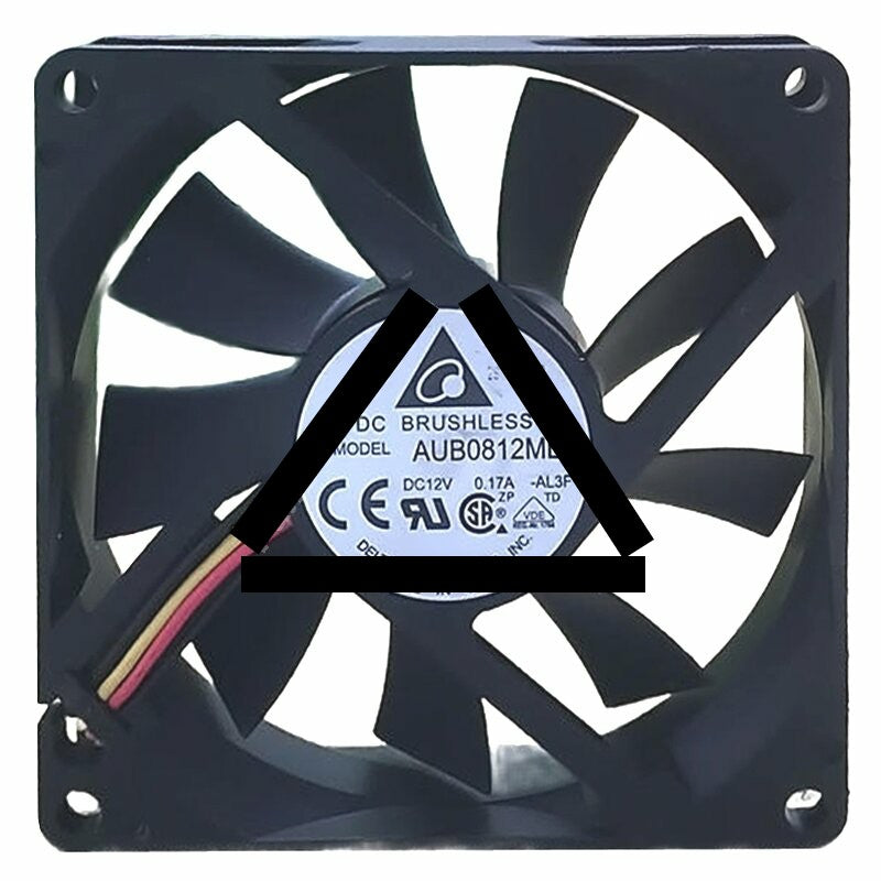 Delta AUB0812MB DC 12V 0.17A 8015 Brushless Axial Cooling Fan