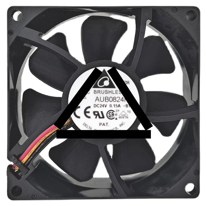 Delta AUB0824HH 24V 0.15A DC Brushless 2 / 3 Wires Axial Cooling Fan
