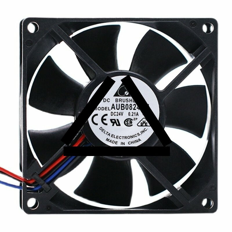 Delta AUB0824VH DC 24V 0.21A 2 Wires / 3 Wires / 4 Wires Axial Cooling Fan