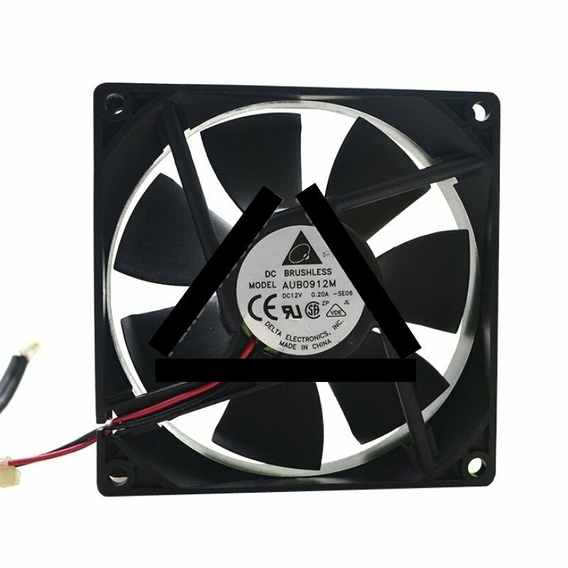 Delta AUB0912M DC 12V 0.20A 2 Wires / 3 Wires Axial Cooling Fan